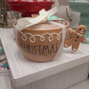 Rae Dunn Christmas Gingerbread Measuring Cups